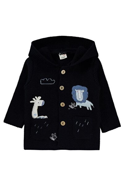 Civil Baby 6-18 Months Baby Boy Navy Blue Cardigan