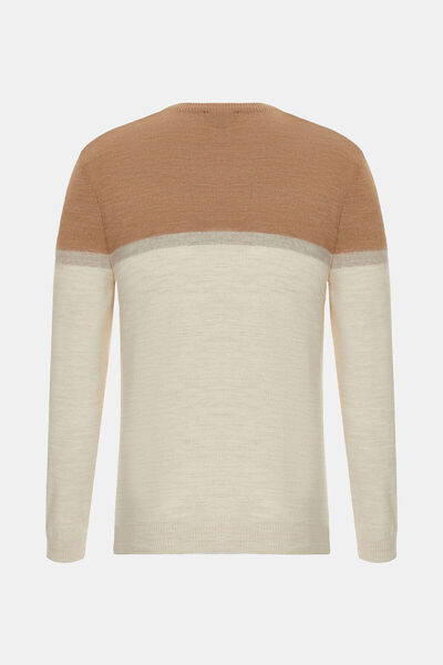 W Collection BEIGE KNIT SWEATER