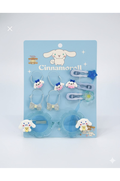 EliraToka SET DE ACCESORII CU RAME DE OCHELARI KIZ ÇOCUK-BEBEK KUROMİ MYMELODY CİNNAMOROLL, SET DE CADOU