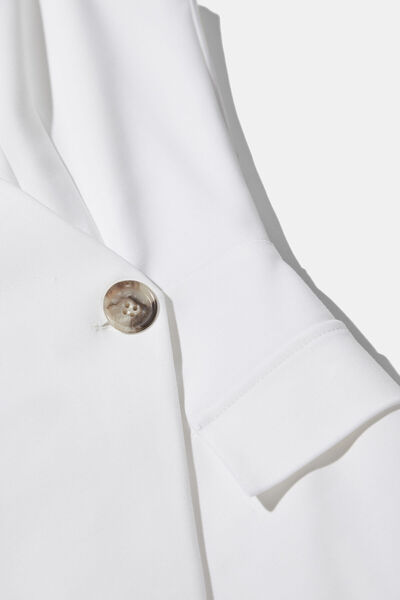 W Collection KIRIK BEYAZ KOLSUZ MİNİ ELBİSE