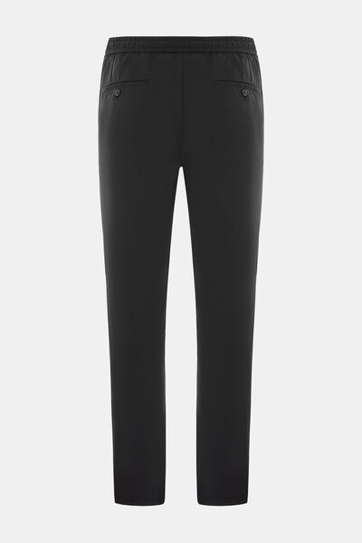 W Collection Black Pipe Leg Sports Pants