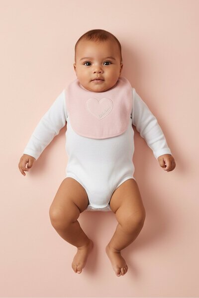 Rock A Bye Baby Boutique Toddlers Girl 3 Piece Coverall Bodysuit And Bib Set,...