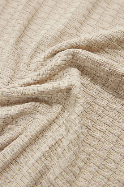 W Collection Beige Crew Neck Long Sleeve Sweater