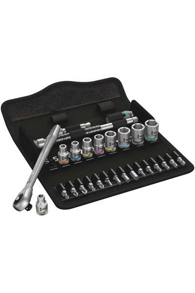 wera 8100 SA 7 Metal Cırcır Zyklop Karma Set 1/4" 05004017001