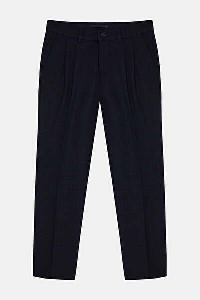 W Collection LACİVERT BORU PAÇA PANTOLON