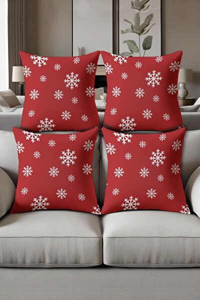 Dolce Mariee Set de huse pentru perne cu textura moale digital cu imprimeu (4...