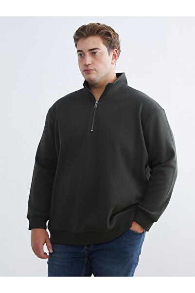 LC Waikiki Peak New Season Stand Collar Men's Sweatshirt