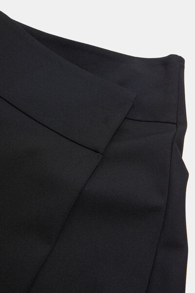 W Collection SİYAH PİLELİ ETEK