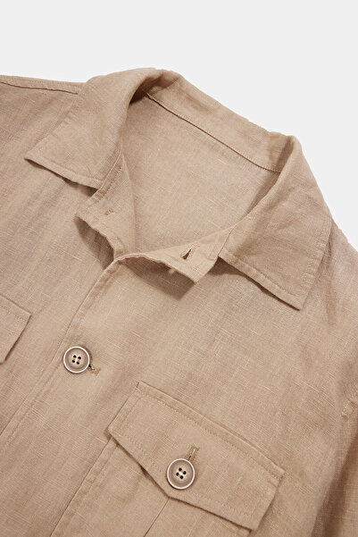 W Collection Ekru Buttoned Jacket