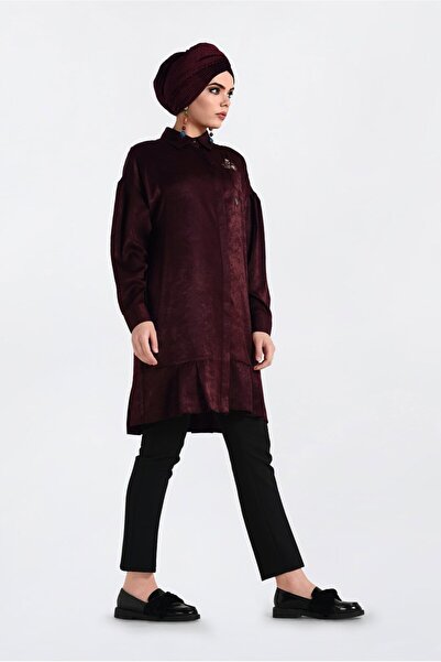 Alvina Tunic with Embroidery Detail and Ruffle Skirt 4721