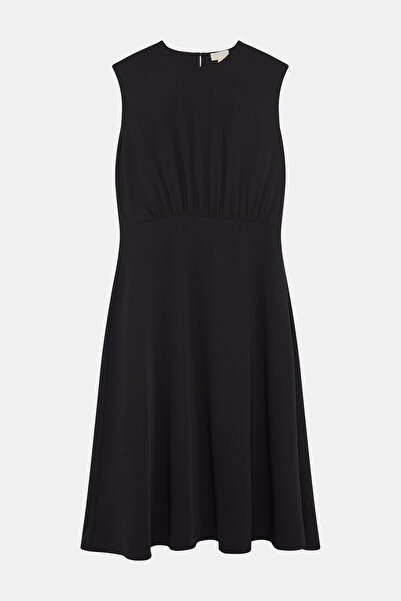 W Collection Black Sleeveless Midi Dress