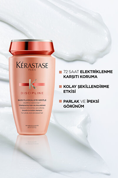 Kerastase Discipline Bain Fluidéaliste Sülfatsız Zor Şekillenen Saçlar Için Kontrol Sağlayan Elektri