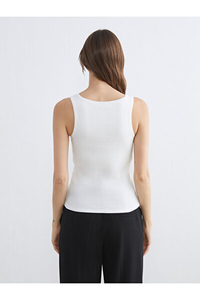 LC Waikiki U Neck Ribbed Women's Tank Top