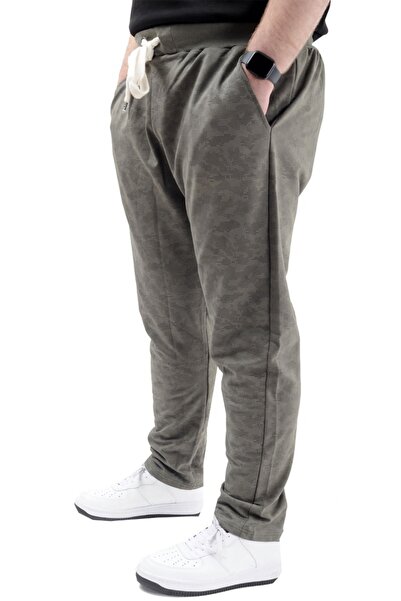 ModeXL Χακί χρωματιστό στενό παντελόνι XL Plus Size - Σχεδιασμένο με 20514 πόντους