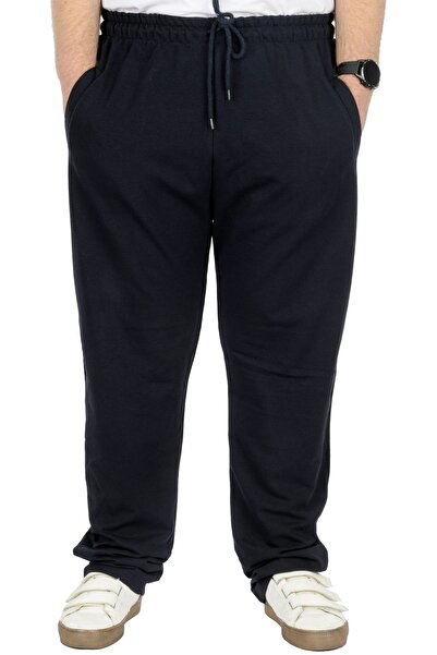 ModeXL Ανδρικό Φούτερ Plus Size Classic 2 Κλωστών 11100 Navy Blue