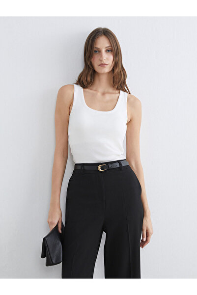 LC Waikiki U Neck Ribbed Women's Tank Top