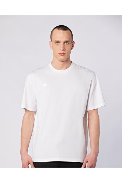 Kappa Logo Adam Erkek Beyaz Regular Fit Tişört