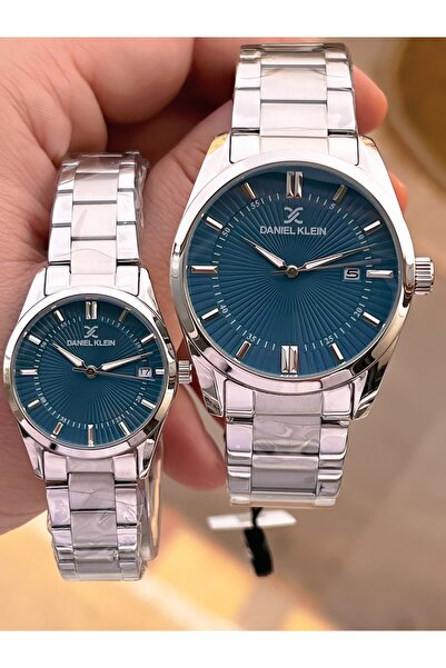 Daniel Klein 3 Atm Water Resistant Couple Watch Special for Men and Steel Cord Couples Cf.Dk10673M1