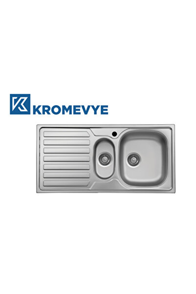 Kromevye CLASSIC EC-336 SOL PASLANMAZ ÇELİK MUTFAK EVYESİ