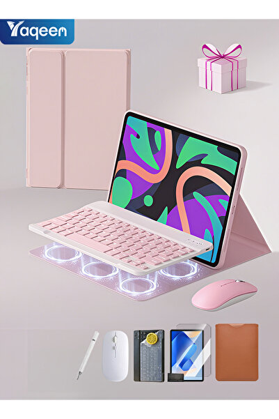 yaqeen iPad 11th (A16) and 10th Gen 10.9-inch Magic Keyboard Case - iPad Case with Keyboard Triangle Stand