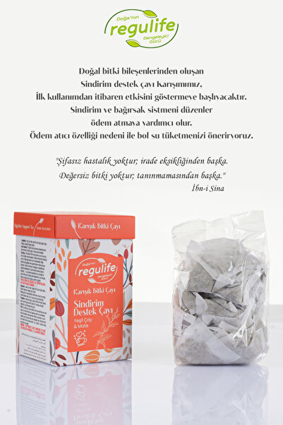 REGULİFE Sindirim Destek Çayı