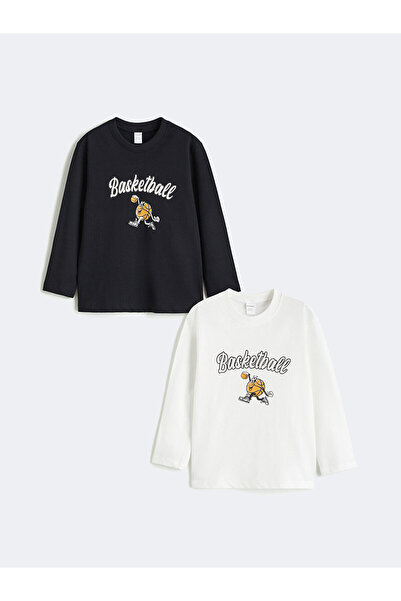 LC Waikiki Two Mt Shop Quality Lcw Kids Black Printed Standard & Regular Long...