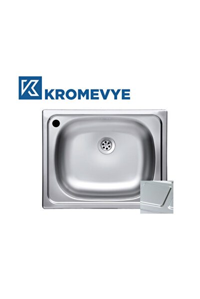 Kromevye CLASSIC EC-105-D SOL DESENLİ PASLANMAZ ÇELİK MUTFAK EVYESİ