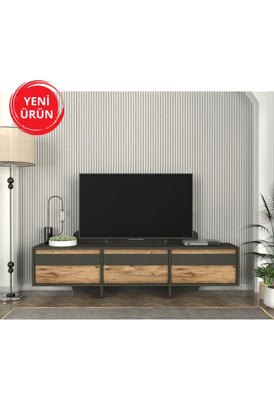 Dekorister Maggie Tv Stand Antrasit - Atlantik Çam