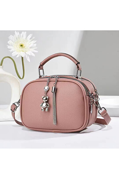 Zen Store PINK Fashion Women's PU Leather Shoulder Bag - Luxury Tassel Designer Purse