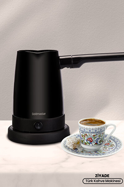GOLDMASTER Ziyade Siyah Elektrikli Türk Kahvesi Makinesi Cezve