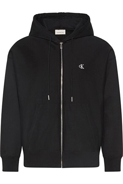 Calvin Klein Logo Cotton Relaxed Fit Hooded Sweat Lv04Rd232Gub1 Men's Sweat Lv04Rd232G Ub1