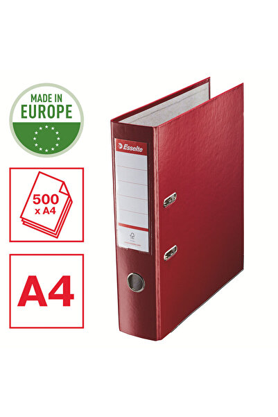 Esselte Economy PP A4 75 mm burgundy biblioraft