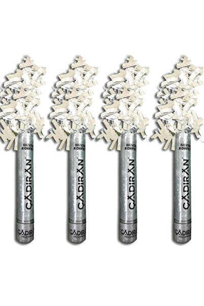 Parti dolabı 4lü Gümüş Gri Konfeti Seti, Doğum Günü Düğün Kına Gecesi Parti Kutlama Sünnet Bride to Be