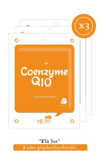 Mjcare On Koenzim Q10 İçeren Yüz Maskesi 3'lü