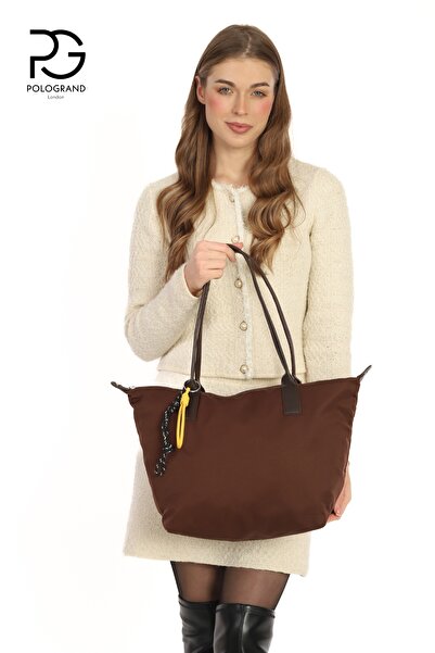 POLOGRAND London Original Large Volume Waterproof Parachute Fabric Shopper Trendy and Stylish Large Size Shoulder and Arm Bag