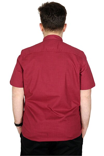 ModeXL Mode Xl Ανδρικό κοντομάνικο γιακά 20387 Plum