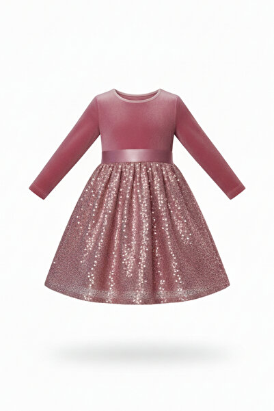 My Kids Wear Dívčí šaty s flitry a mašlí pro zvláštní příležitosti, věk 3-10 let