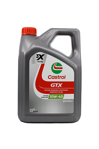 CASTROL Yeni Ambalajıyla-gtx Ultraclean 10w-40 A3/b4 Yarı Sentetik Motor Yağı...