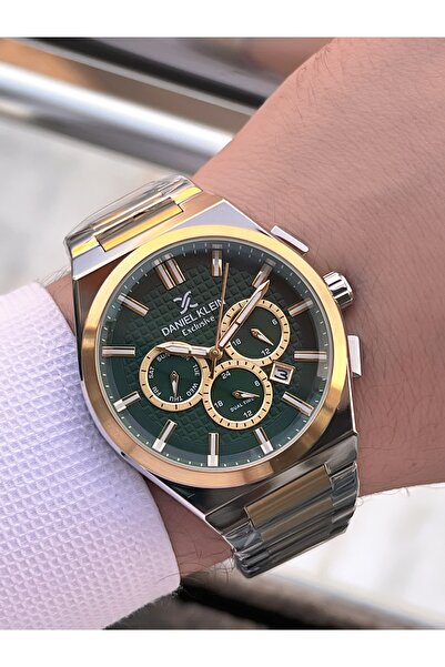 Daniel Klein Özel Deri Kutulu Çelik Kordon Iç Fonksiyonları Aktif 3 Atm Suya Dayanıklı Erkek Kol Saati
