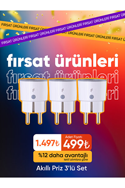 Fonri مقبس ذكي (16 أمبير) مجموعة من 3، جهاز تحكم عن بعد، تتبع استهلاك الطاقة الفوري، مؤقت، تويا