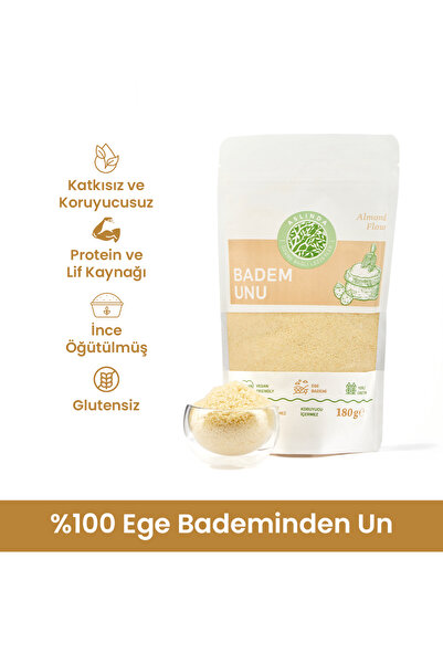 Lezzet Aslında Badem Unu 180 g – Glutensiz, Doğal