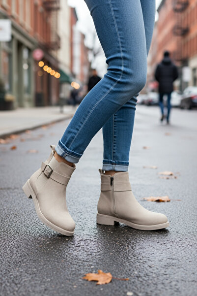 Y&D Shoes 2025-2026 New Season Women's Boots with Buckle, Elastic and Zipper, Non-Slip Sole