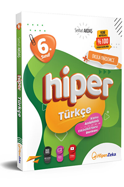 HiperZeka 2026 6. Sınıf Hiper Türkçe Konu Anlatımlı & Soru Bankası | Serhat A...