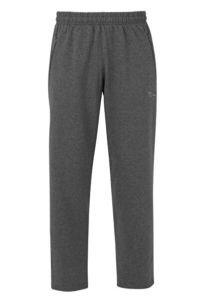 REMSA Sport Men's Sweatpants with 3 Pockets and Zipper Rea-0705 Anthracite