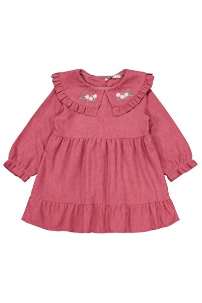 Civil Girls Rochie cu volane pentru copii 2-5 ani - Roz 2-3 ani