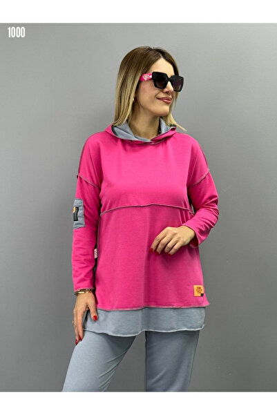 merysare Női kétrészes szett – kapucnis szoknya és fonal anyagról készült részletekkel, színválasztékkal