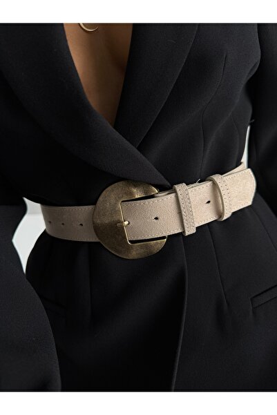 Fiori Γυναικεία ζώνη παντελονιού με οβάλ αγκράφα, ζώνη για σακάκι, ζώνη για φόρεμα, ζώνη για πουκάμισο