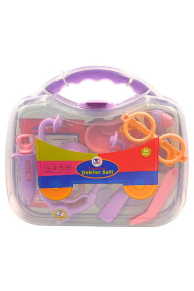 lets be child Oyuncak Mor Çantalı Doktor Seti