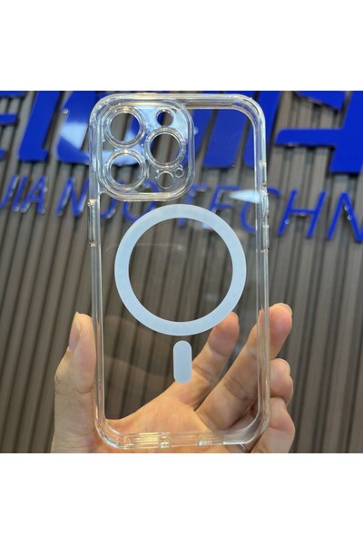 bzstore Carcasă ultra-subțire din silicon MagSafe pentru iPhone 14 Pro Max cu...