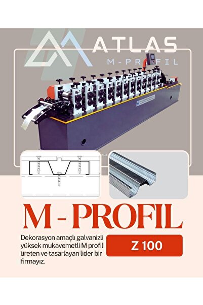 M PROFİL 0.50 mm KALINLIK 20x70x20 mm 10 ADET 3 MT